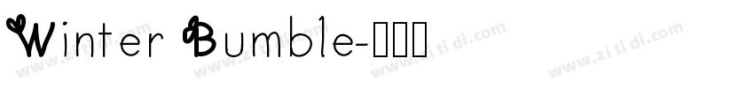 Winter Bumble字体转换